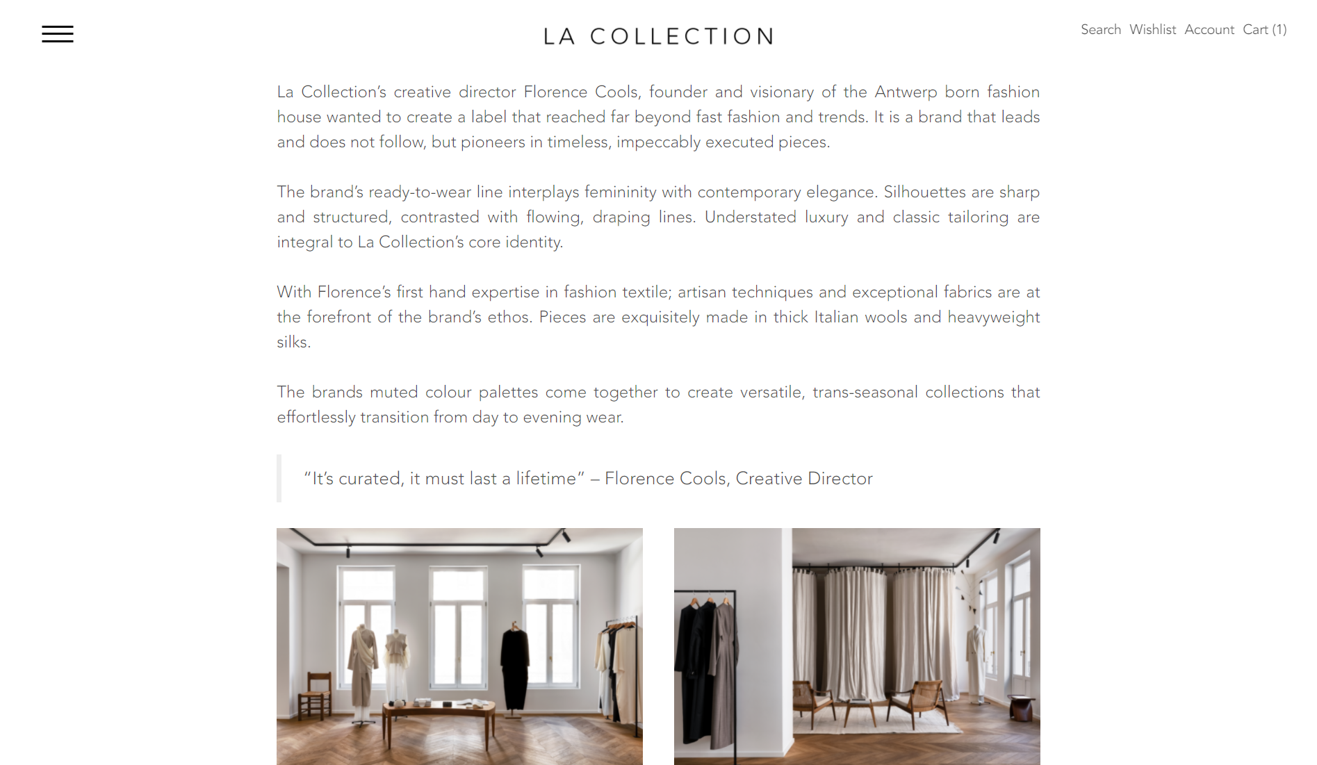la collection antwerp