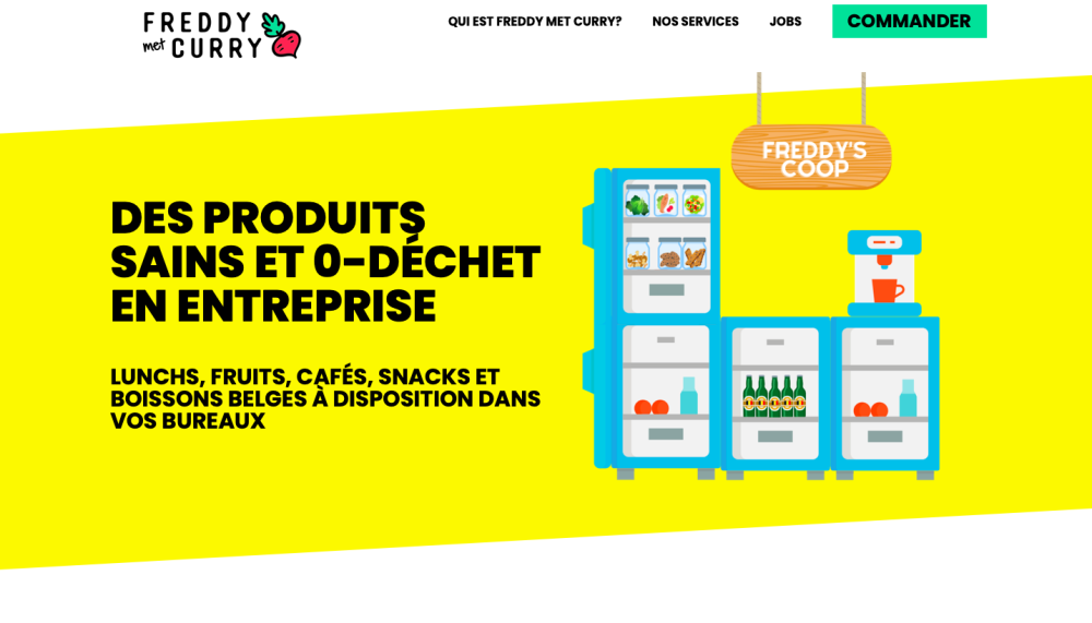 Freddy met Curry : livraison de produits sains et 0-déchets