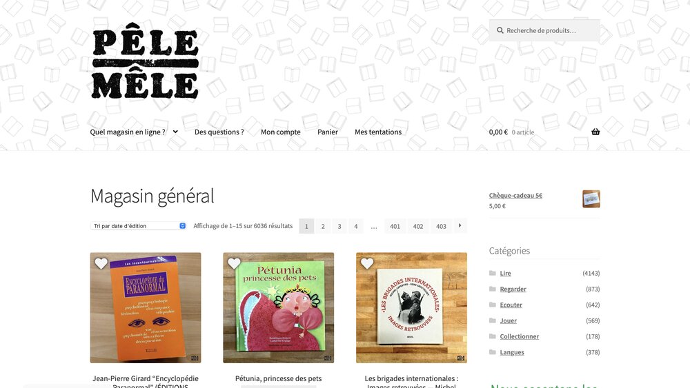 Pêle-Mêle Online : le recyclage d'objet